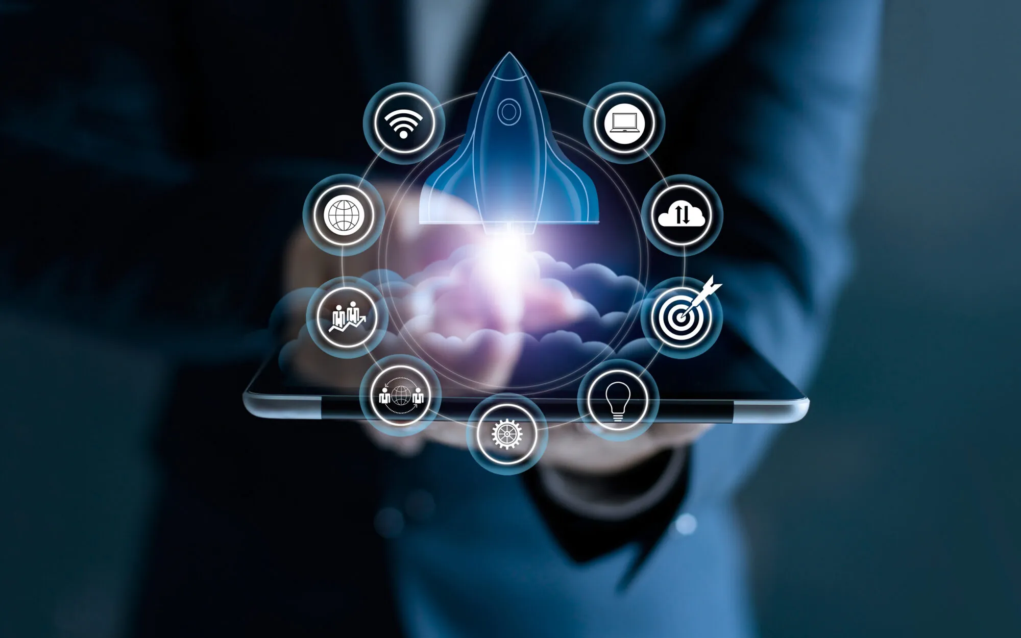 Kick Start Icon with Engagement Models