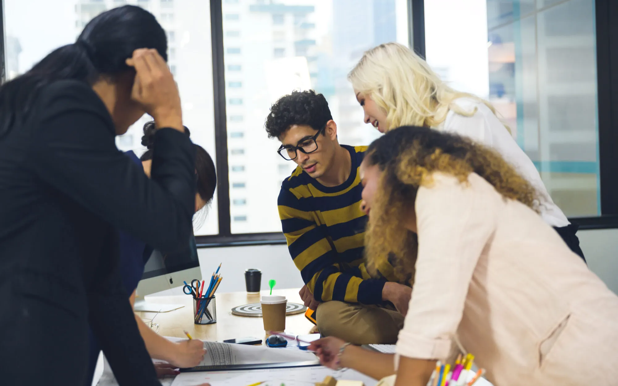 Team Work during Salesforce meeting