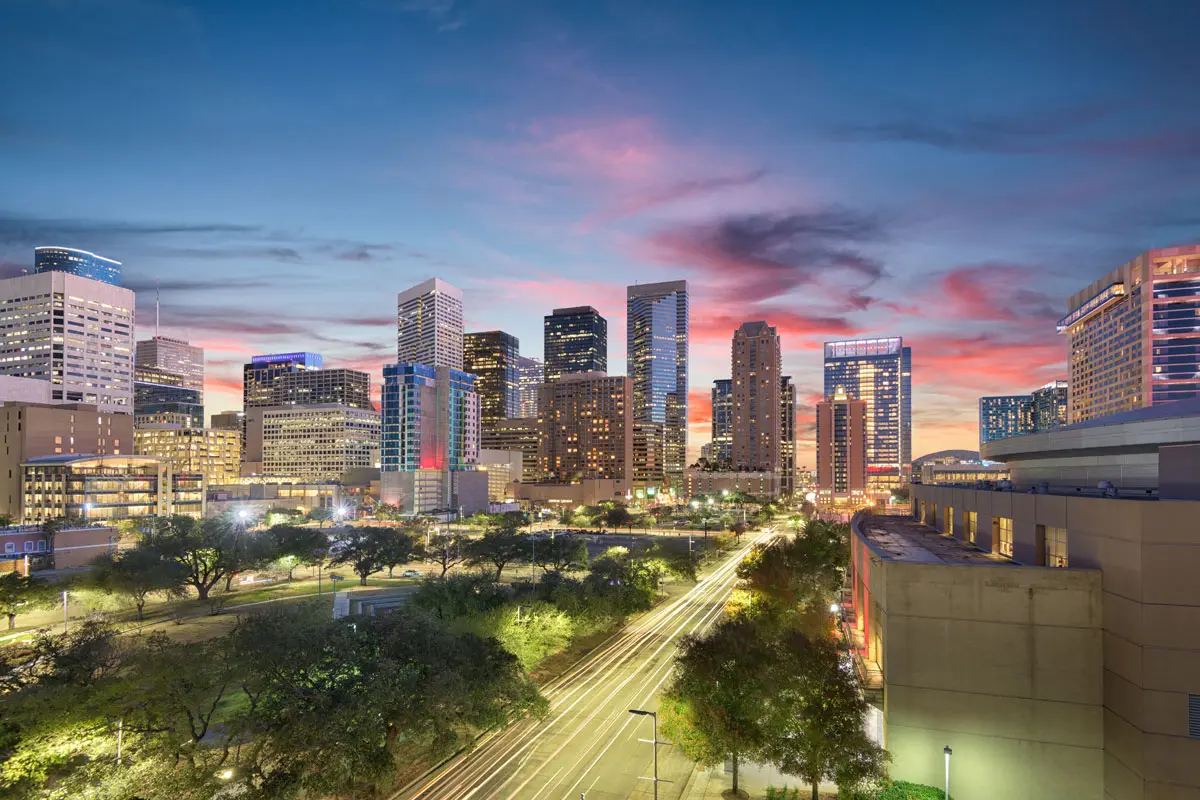 Houston Skyline in Texas