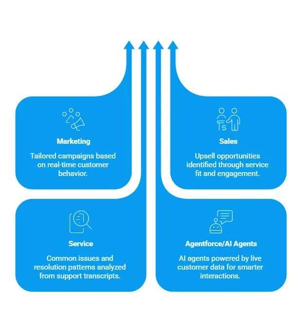 Salesforce Data Cloud infographic